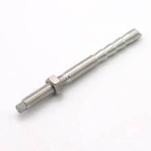 CNC machining 316 stainless steel m4 connector screw bolts with hexagon nuts